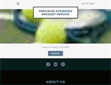 Tablet Screenshot of precisionstringing.com